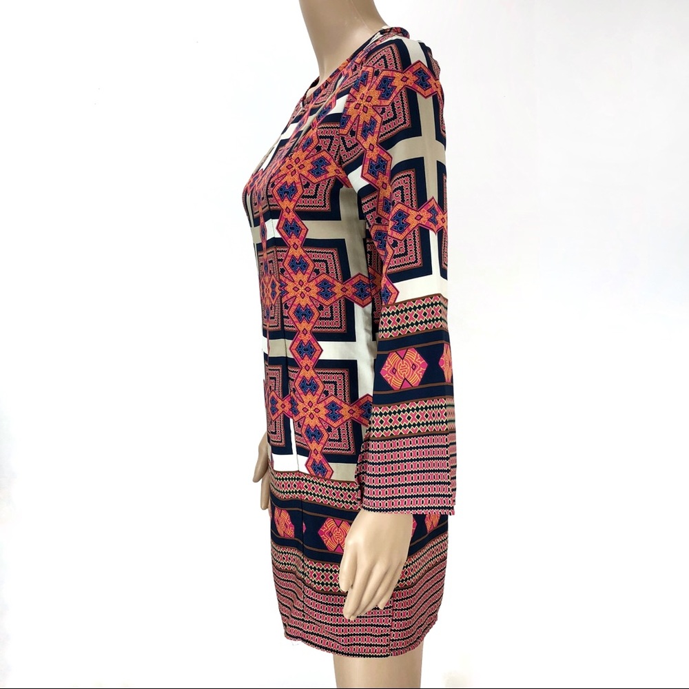 Black Bead Made in USA long sleeve dress Medium - Picture 2 of 8